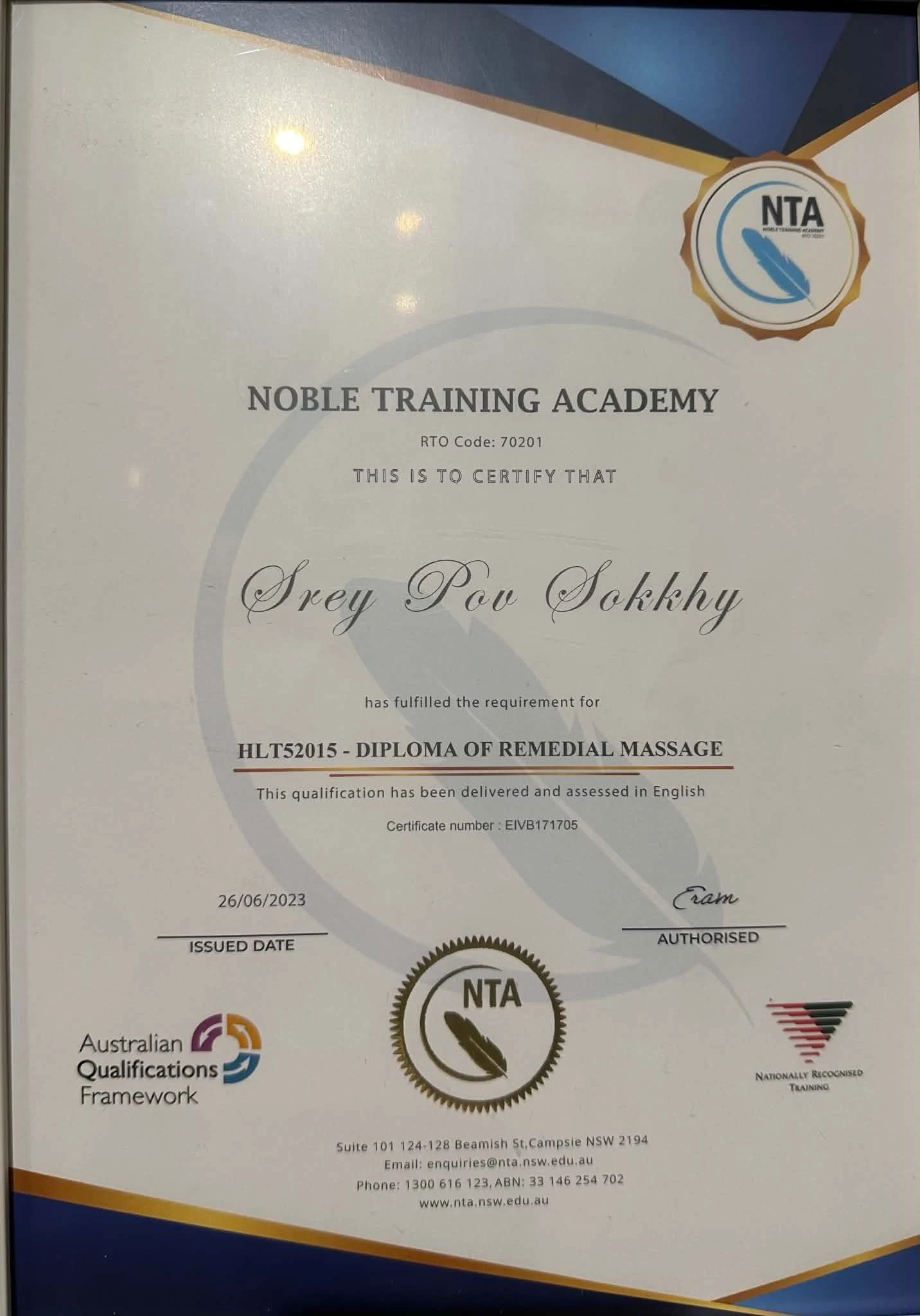 Certificate 2
